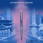 Parker Jotter Special Edition Seoul Ballpoint Pen in Blue Ballpoint Pens