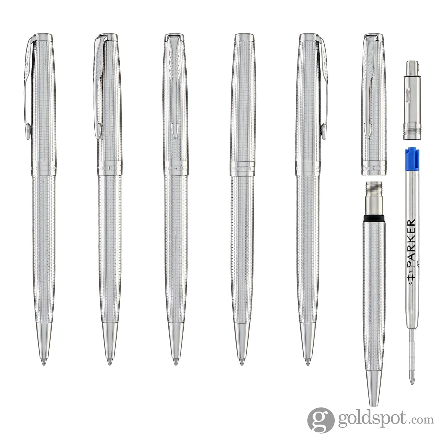 Parker Sonnet Premium Special Edition Ballpoint Pen in Ciselé Palladium Ballpoint Pens