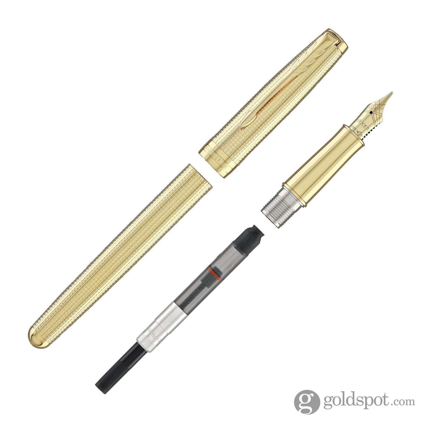 Parker Sonnet Premium Special Edition Fountain Pen in Ciselé Gold Fountain Pen