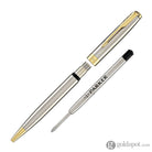 Parker Sonnet Retractable Ballpoint Pen in Stainless Steel with Gold Trim Ballpoint Pens