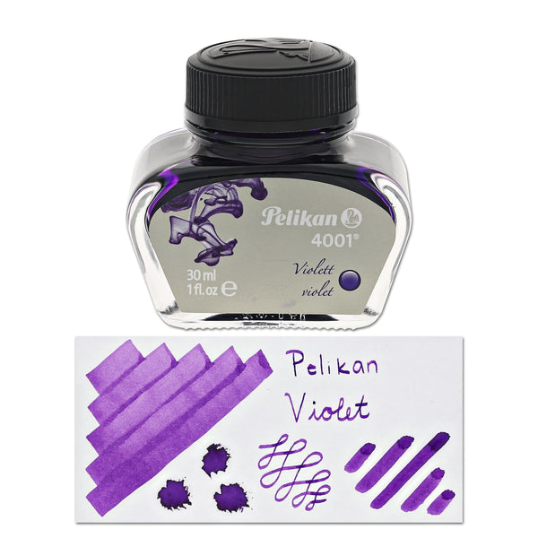Pelikan 4001 Bottled Ink and Cartridges in Violet Bottled Ink
