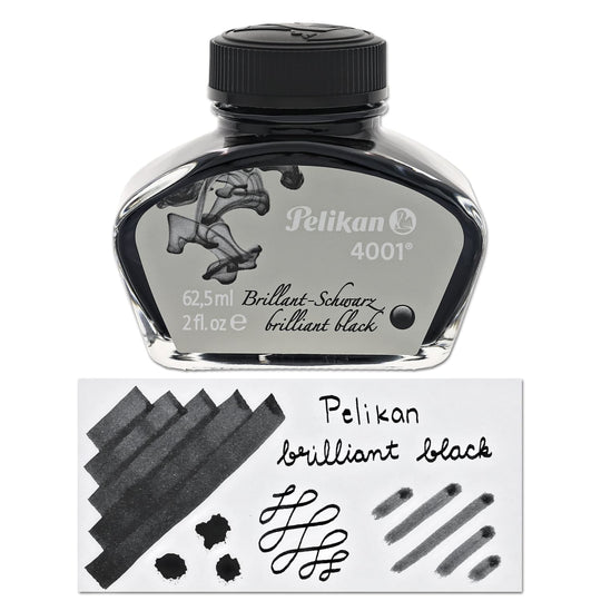 Pelikan 4001 Bottled Ink in Brilliant Black - 62.5 mL