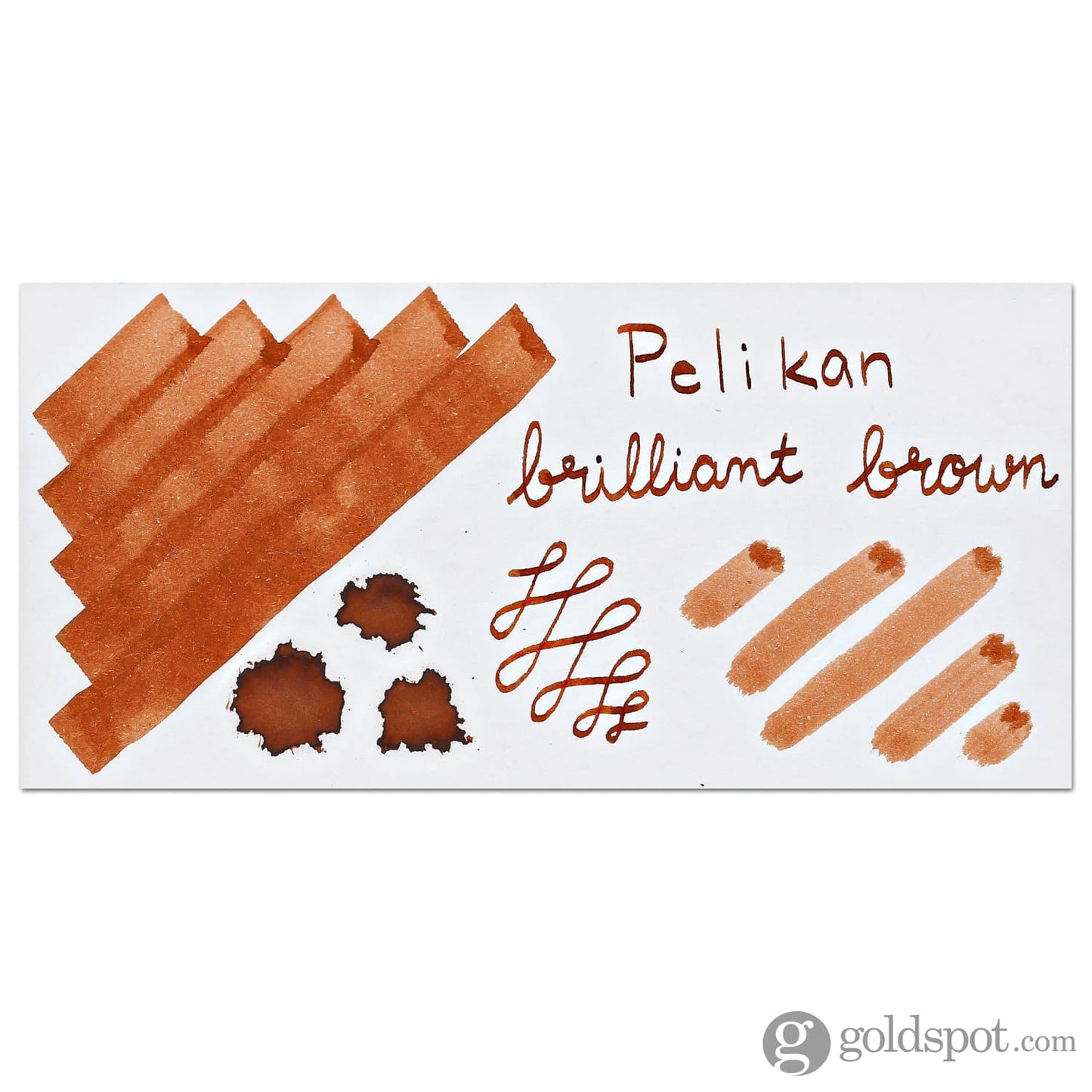 Pelikan 4001 Bottled Ink in Brilliant Brown - 30 mL Bottled Ink