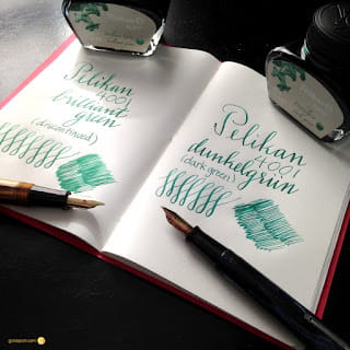 Introducing Pelikan 4001 Dunkelgrün Dark Green Ink