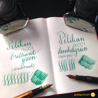 Introducing Pelikan 4001 Dunkelgrün Dark Green Ink