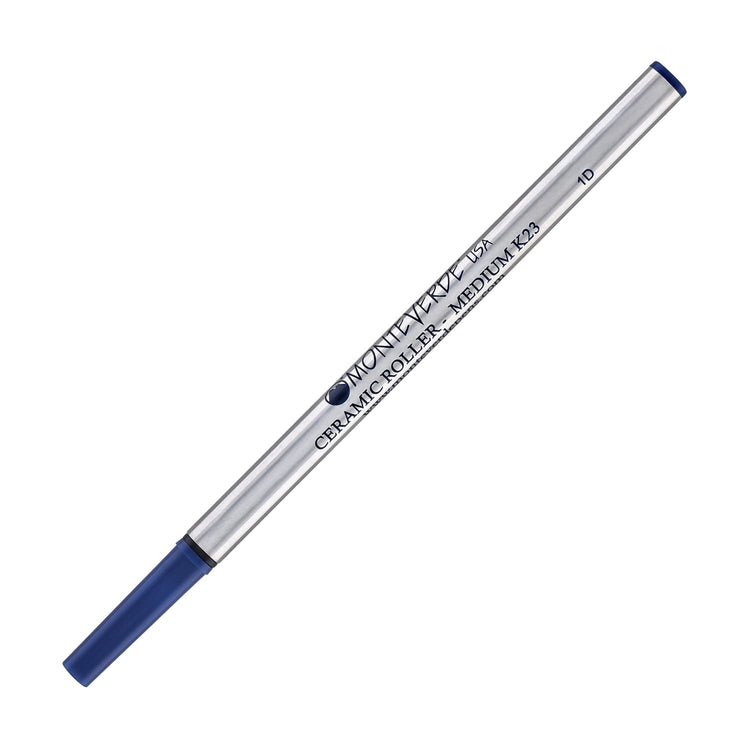 Pelikan Capless Ceramic Rollerball Refill by Monteverde in Blue/Black - Medium Point Rollerball Refills