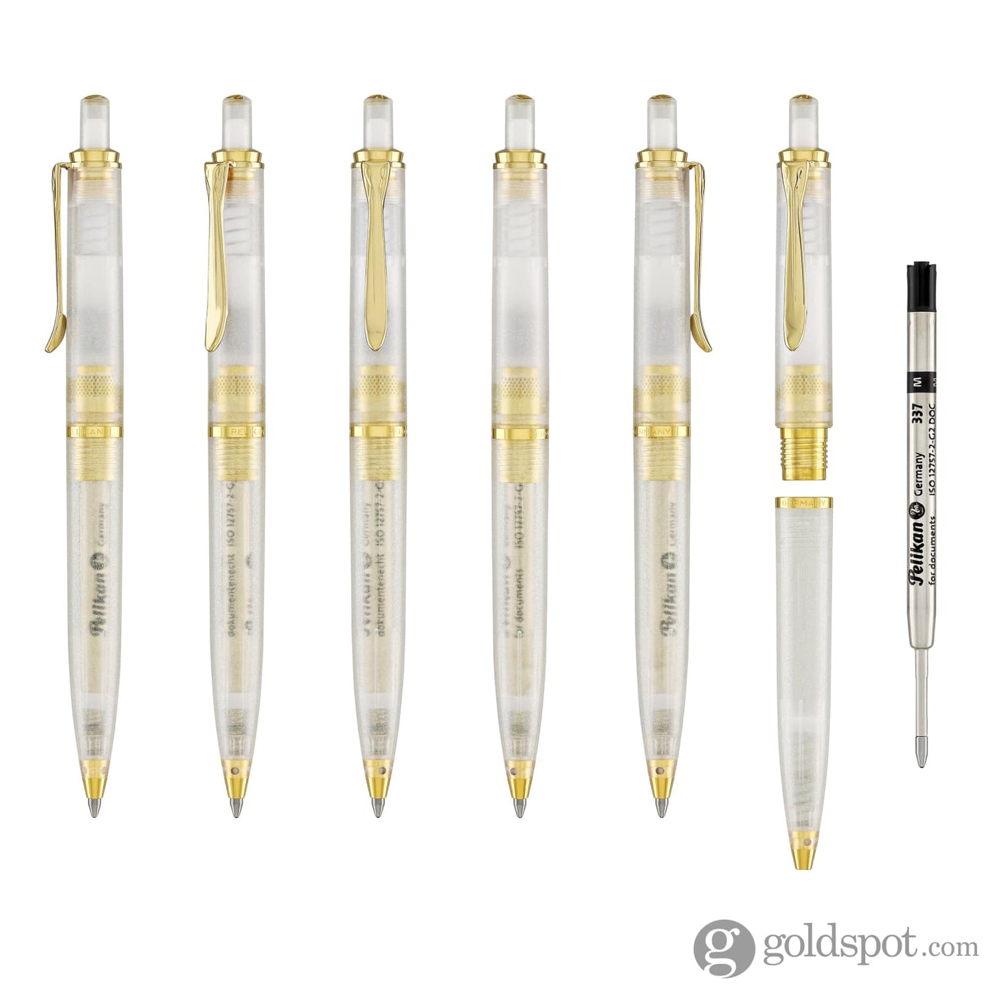 Pelikan Classic 200 Ballpoint Pen in Golden Beryl Ballpoint Pens