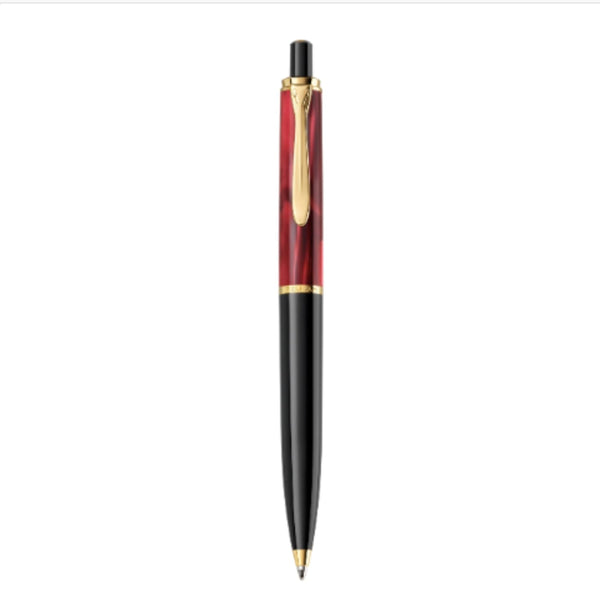 Pelikan Classic K200 Ballpoint Pen in Red Marbled - Special Edition Ballpoint Pen