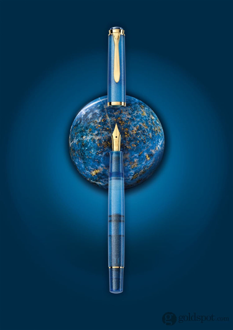 Pelikan Classic M200 Fountain Pen in Golden Lapis - Special Edition Fountain Pen