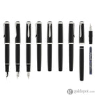 Pelikan Classic Series P205 Fountain Pen in Black and Silver Fountain Pen