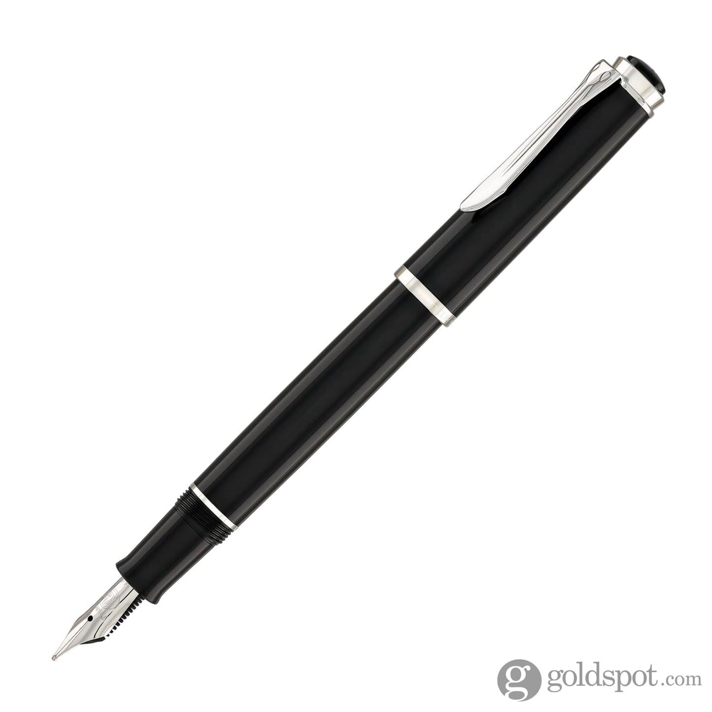 Pelikan Classic Series P205 Fountain Pen in Black and Silver Fountain Pen