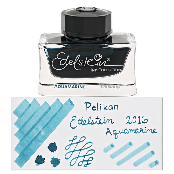 Pelikan Edelstein Bottled Ink and Cartridges in Aquamarine Bottled Ink