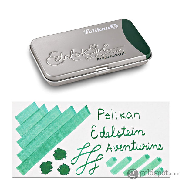 Pelikan Edelstein Bottled Ink and Cartridges in Aventurine Green Bottled Ink