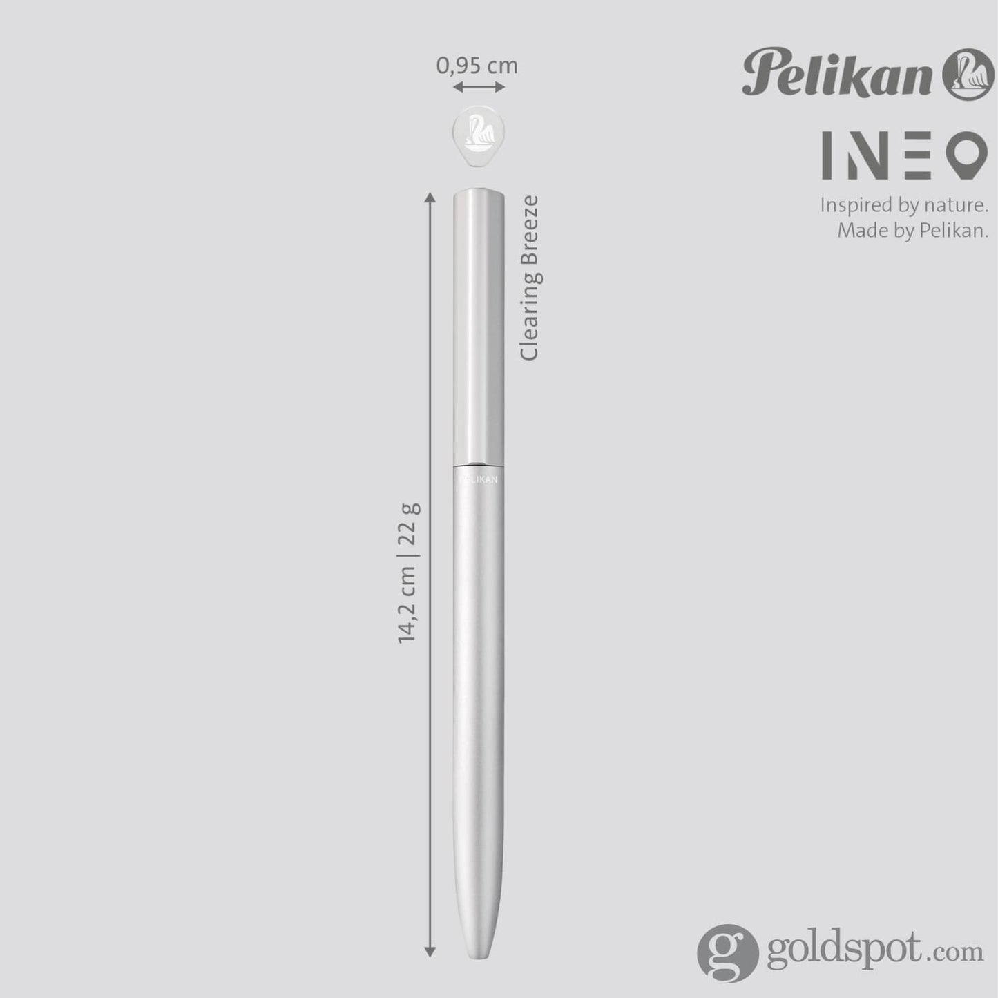 Pelikan Ineo Ballpoint Pen Clearing Breeze Ballpoint Pens