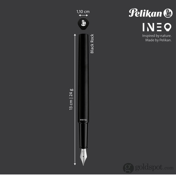 Pelikan Ineo Fountain Pen in Black Rock - Medium Fountain Pen