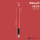 Pelikan Ineo Fountain Pen in Fiery Red - Medium Fountain Pen