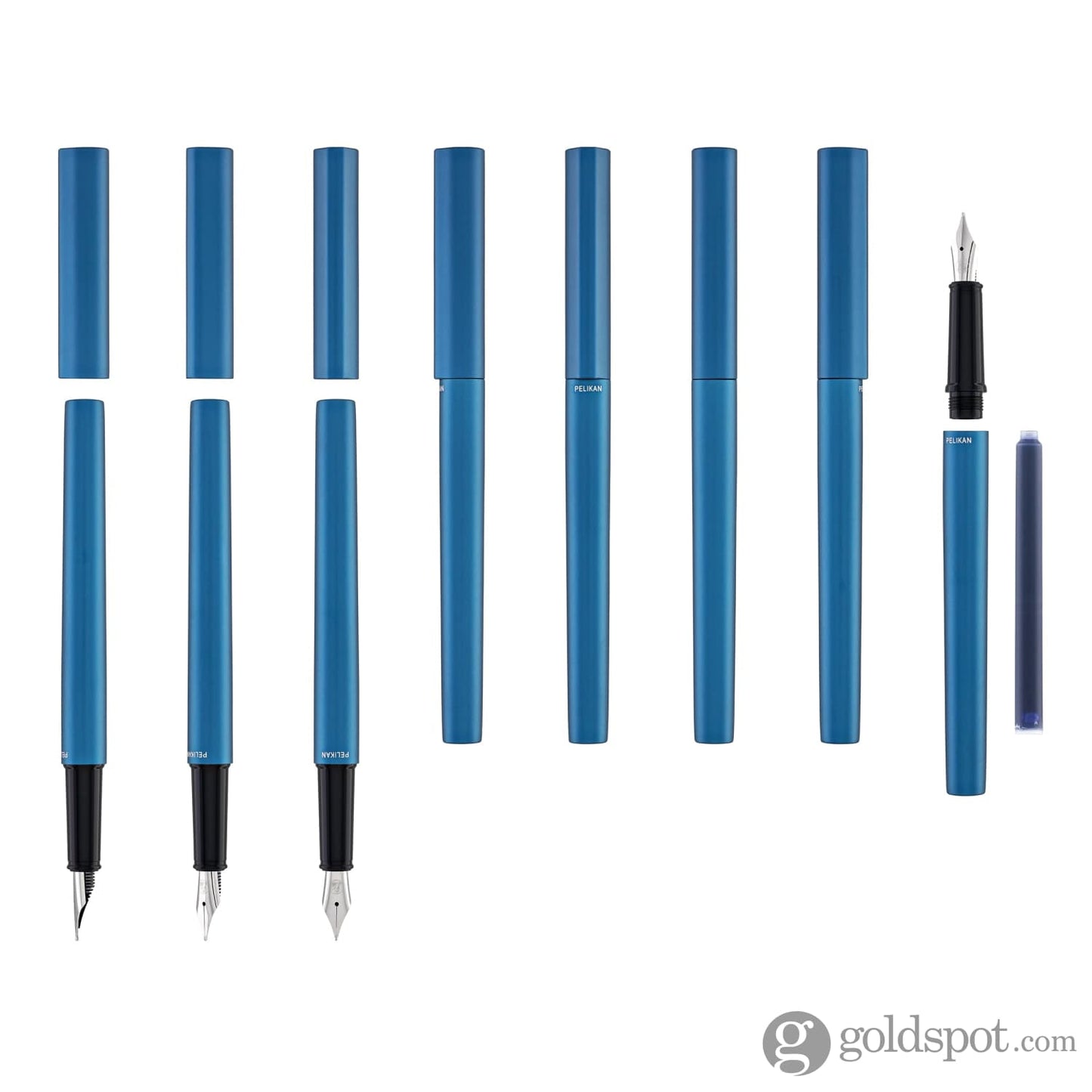 Pelikan Ineo Fountain Pen in Ocean Blue - Medium Fountain Pen