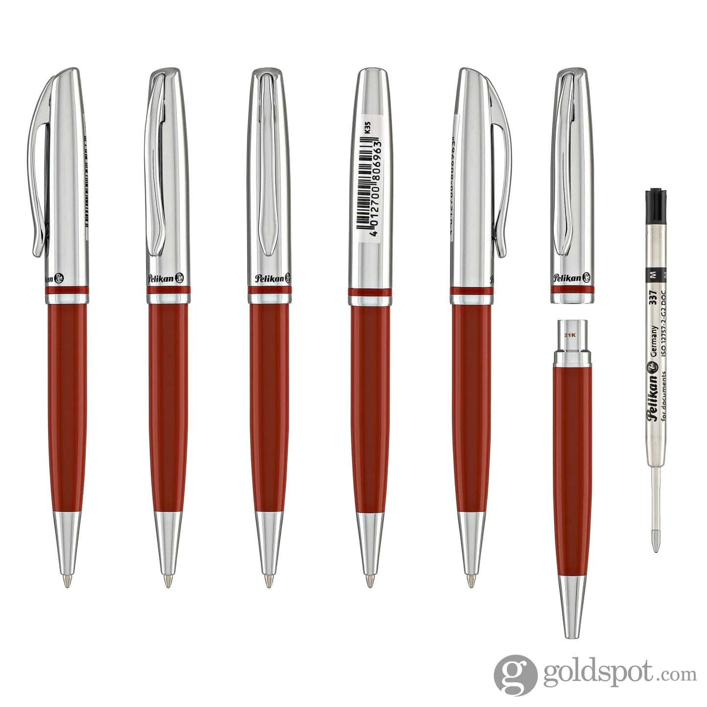 Pelikan Jazz Classic Ballpoint Pen in Red Ballpoint Pens