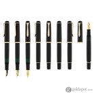 Pelikan M200 Fountain Pen in Black with Gold Trim - Broad Point