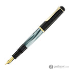 Pelikan M200 Series Fountain Pen in Green Marble with Gold Trim