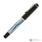 Pelikan M200 Series Fountain Pen in Green Marble with Gold Trim