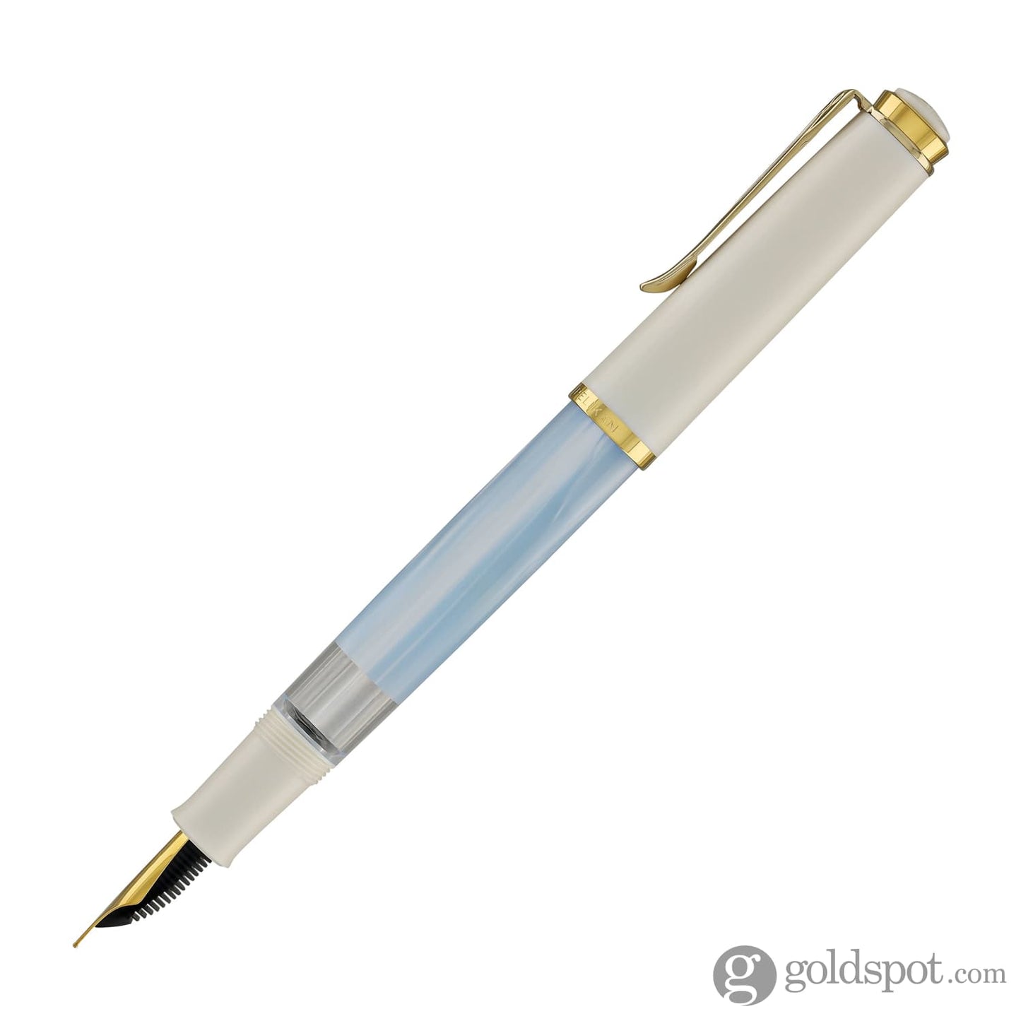 Pelikan M200 Series Fountain Pen in Pastel Blue with Gold Trim Fountain Pen