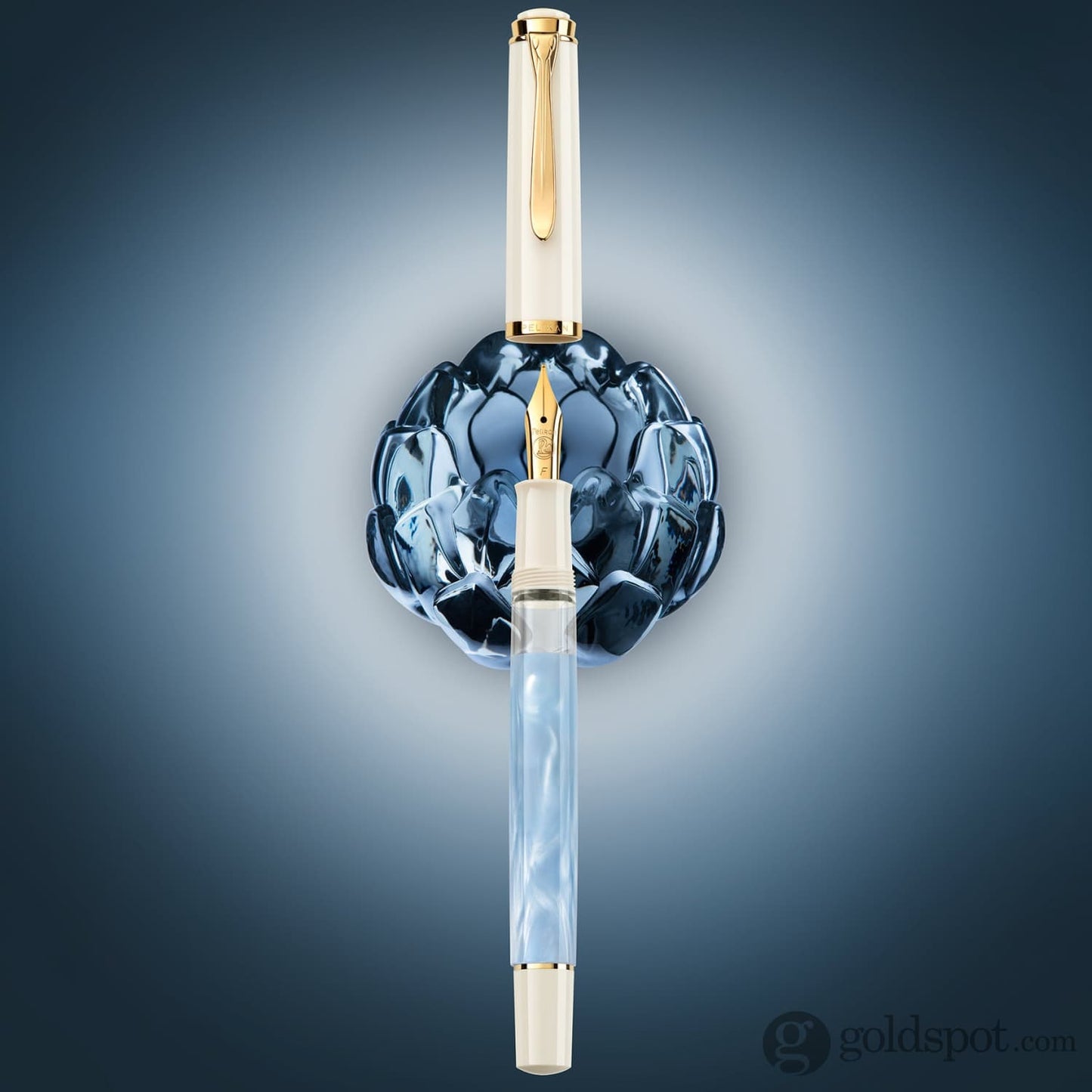 Pelikan M200 Series Fountain Pen in Pastel Blue with Gold Trim Fountain Pen