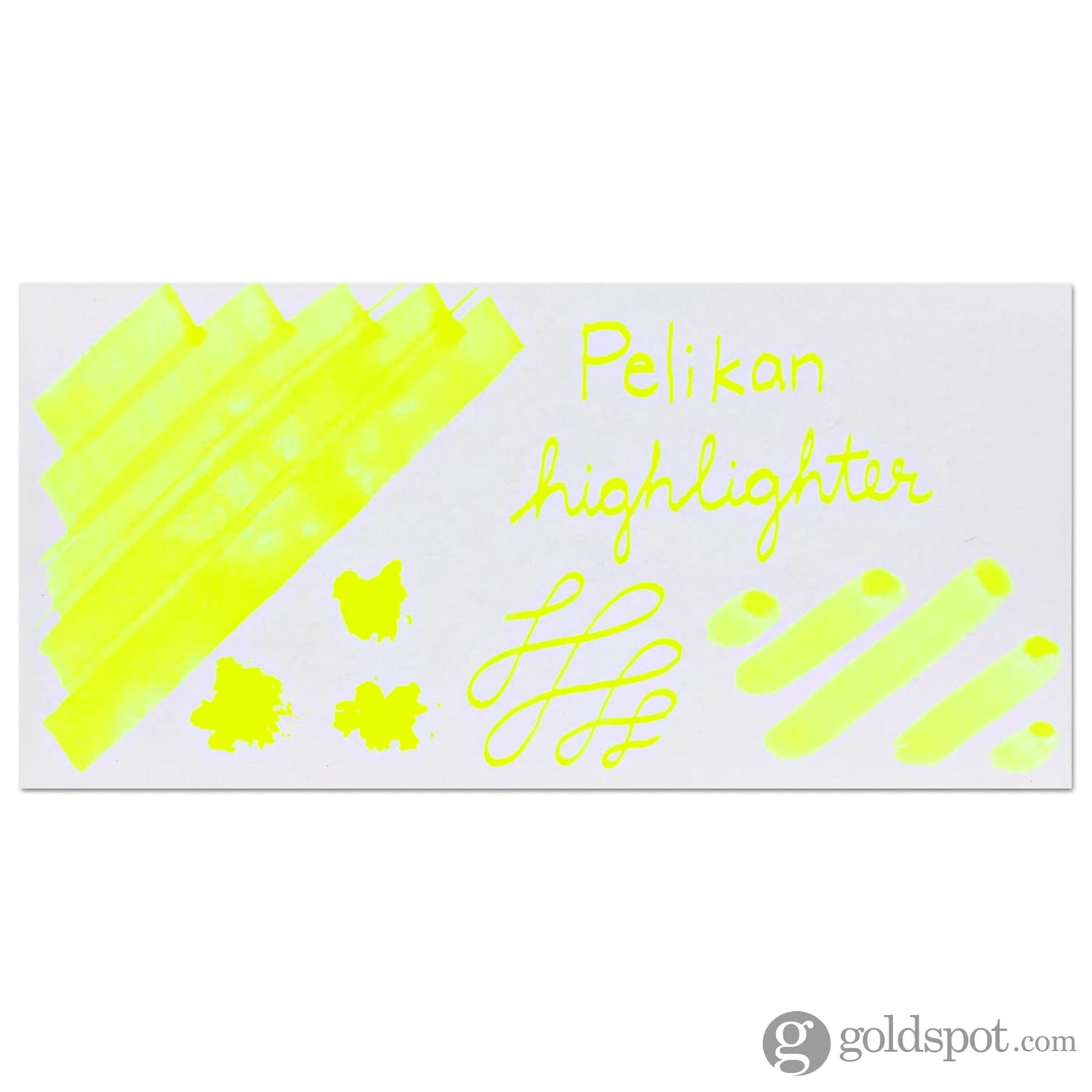 Pelikan M205 Duo Highlighter Bottled Ink in Yellow - 30 mL Bottled Ink