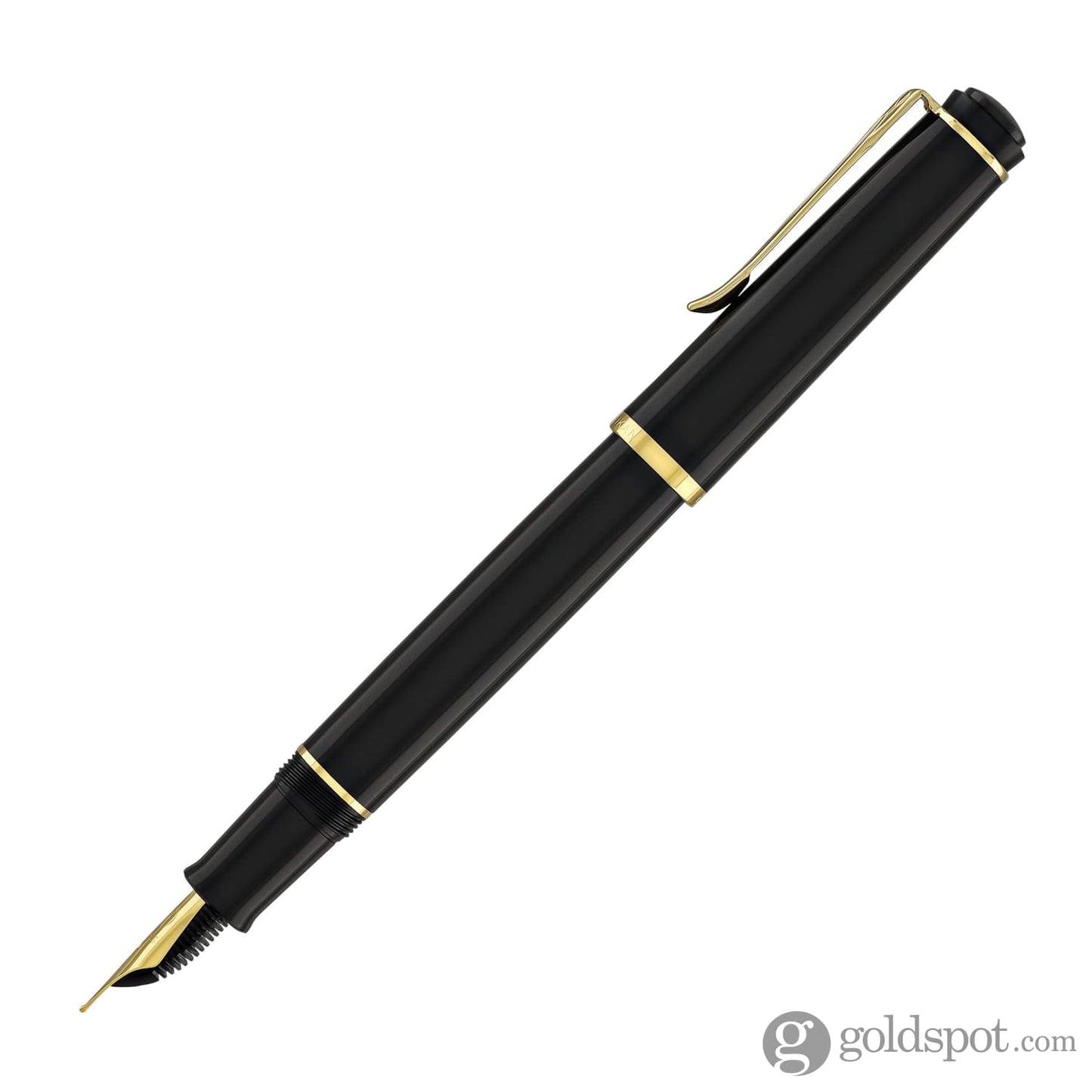 Pelikan P200 Fountain Pen in Black with Gold Trim Fountain Pen