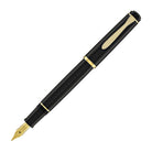 Pelikan P200 Fountain Pen in Black with Gold Trim Fountain Pen