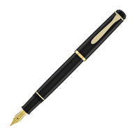 Pelikan P200 Fountain Pen in Black with Gold Trim