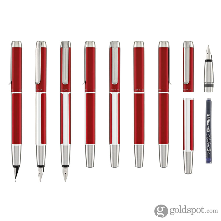 Pelikan Pura Series P40 Fountain Pen in Bordeaux Fountain Pen