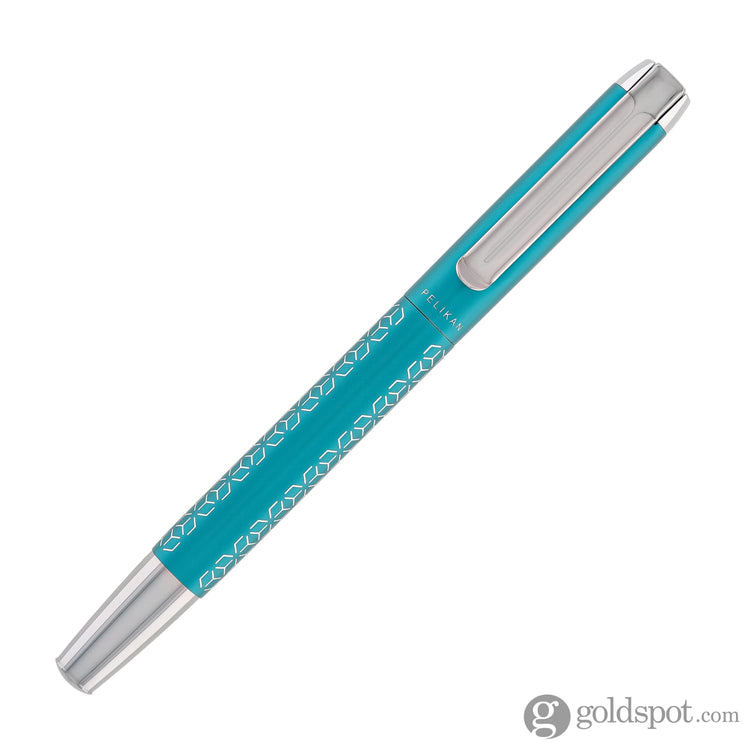 Pelikan Pura Series R40 Limited Edition Rollerball Pen in Turquoise Rollerball Pens