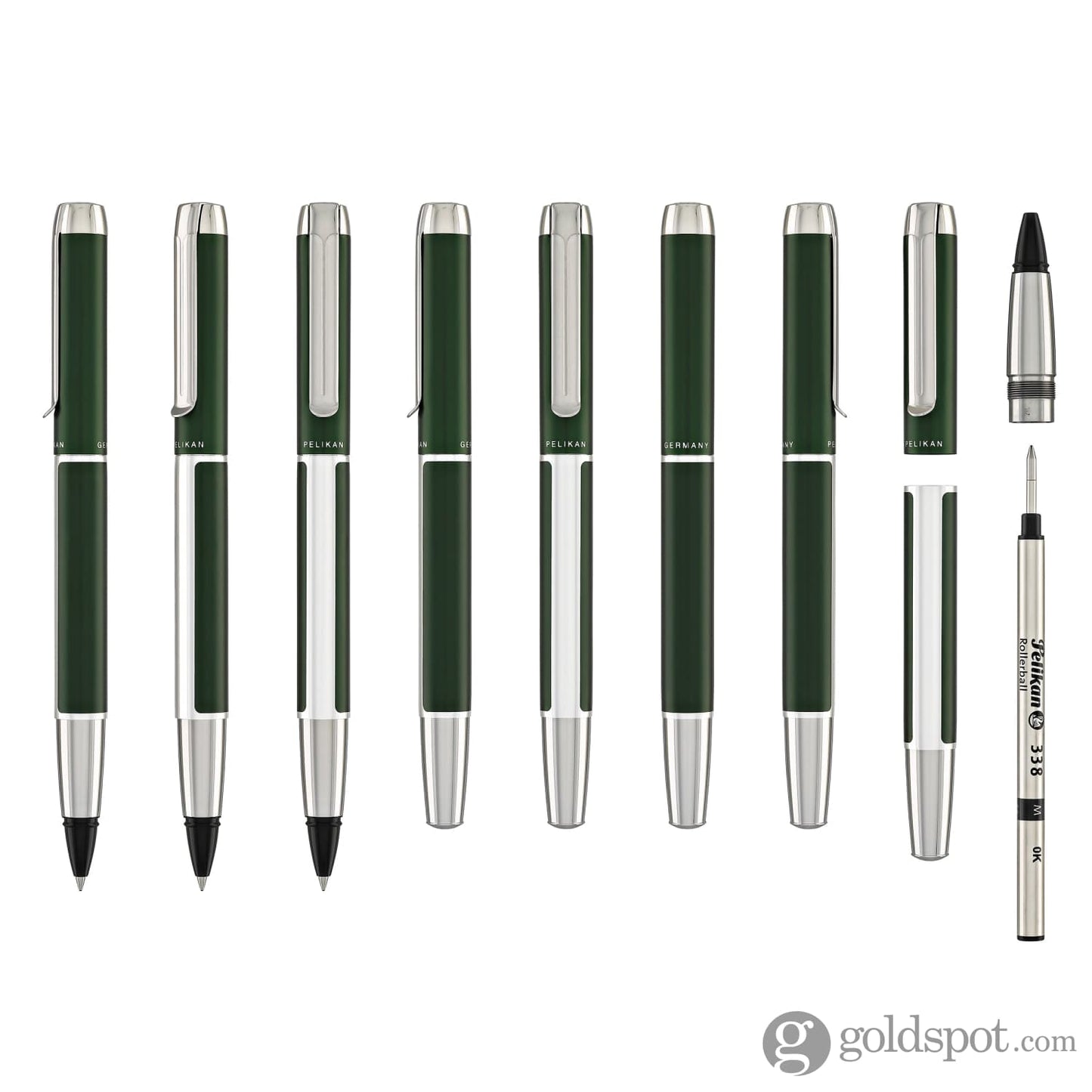 Pelikan Pura Series R40 Rollerball Pen in Deep Green Rollerball Pen