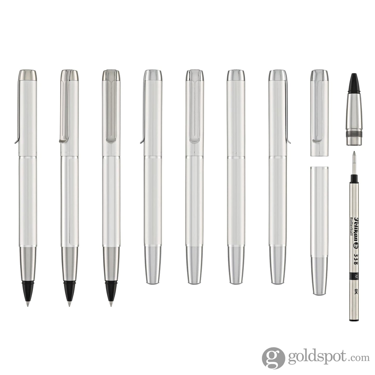 Pelikan Pura Series R40 Rollerball Pen in Silver Rollerball Pen