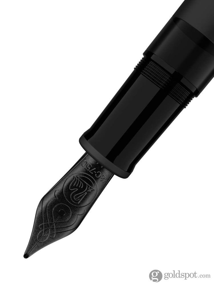 Pelikan Souverän M809 Fountain Pen in Black Matte - 18K Gold Nib Fountain Pen