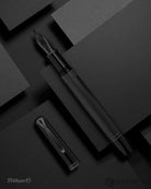 Pelikan Souverän M809 Fountain Pen in Black Matte - 18K Gold Nib Fountain Pen