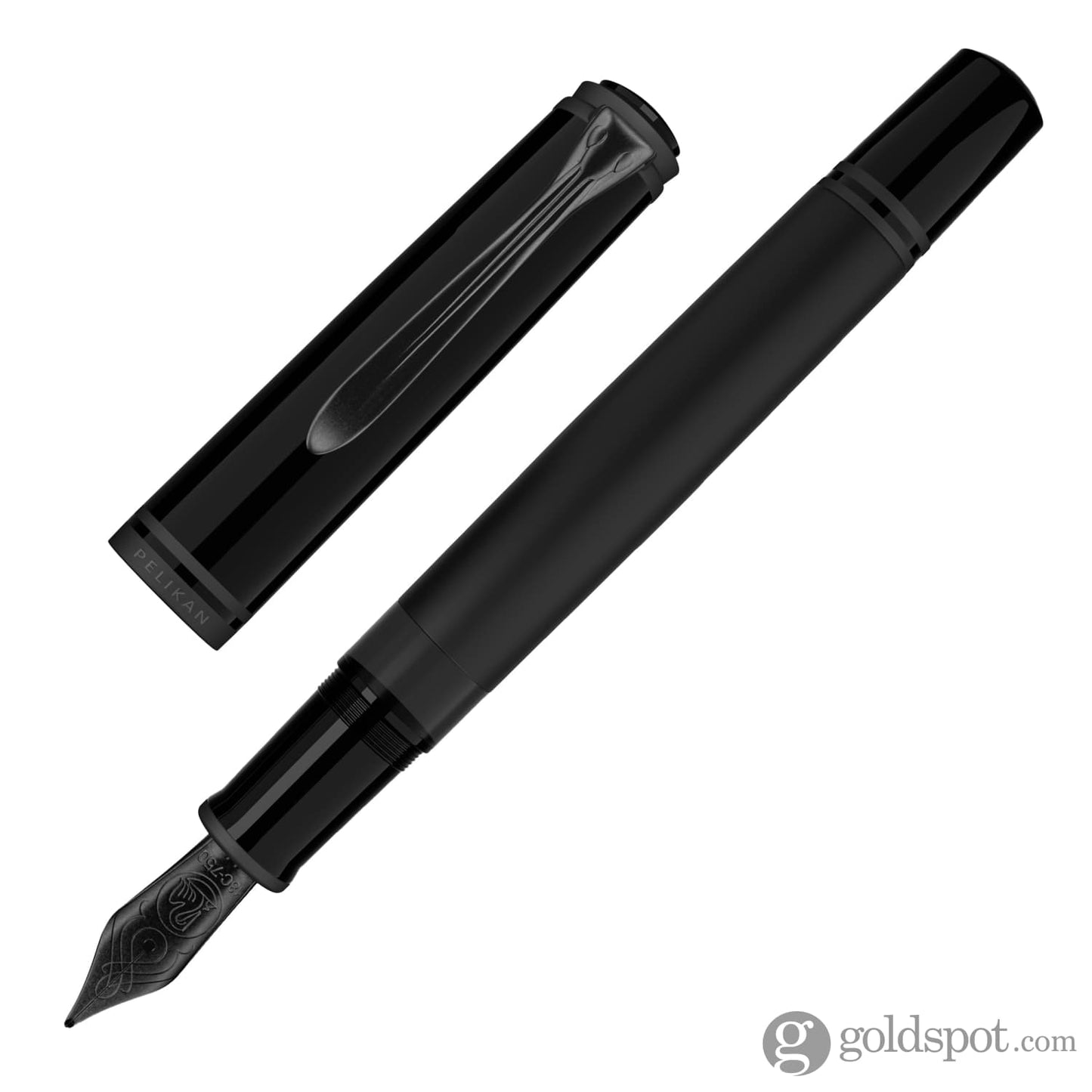 Pelikan Souverän M809 Fountain Pen in Black Matte - 18K Gold Nib Fountain Pen