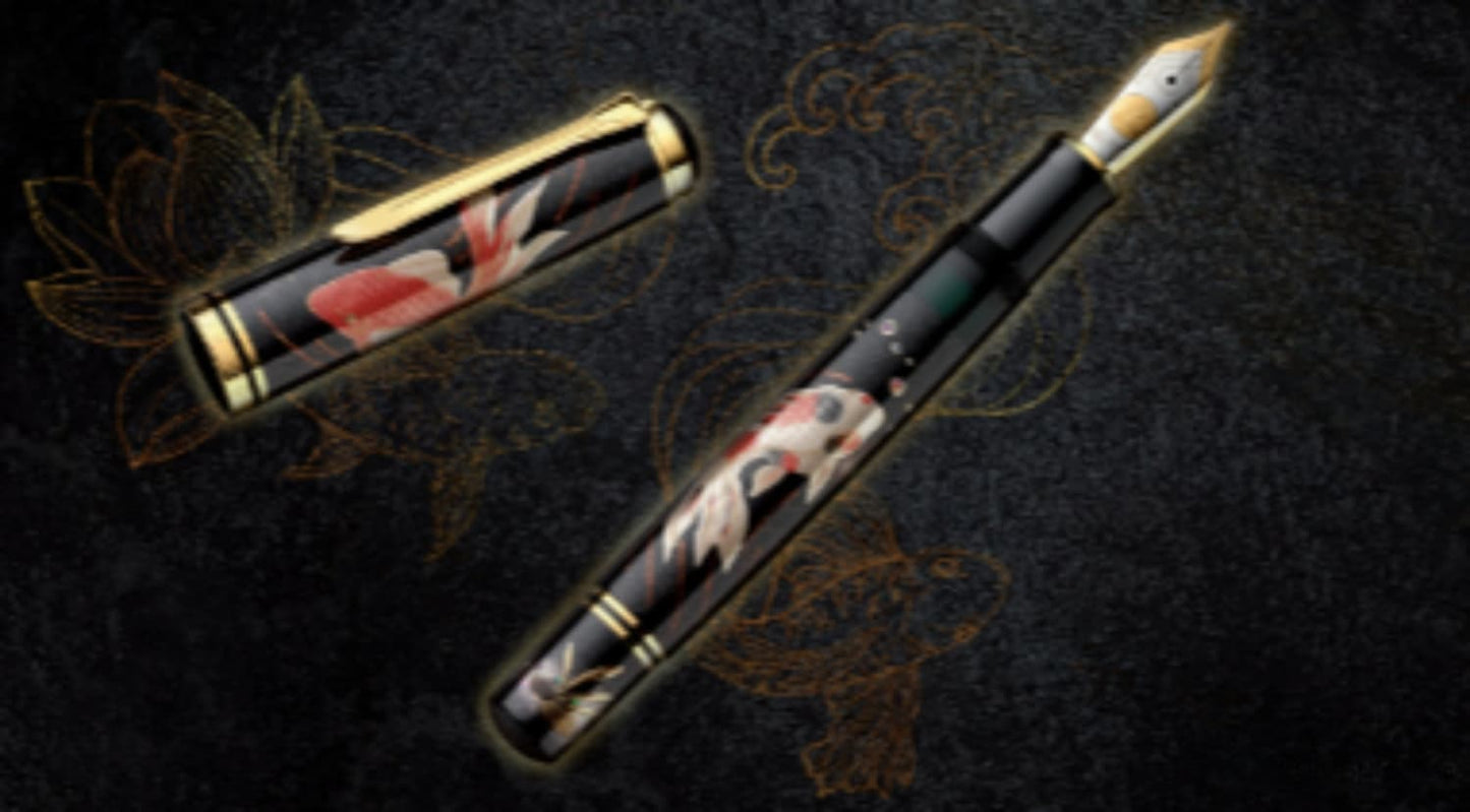 Pelikan Souverän® M1000 Fountain Pen in Make-e Goldfish - Medium Nib - Limited Edition Fountain Pen