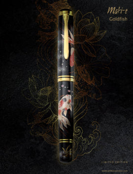 Pelikan Souverän M1000 Fountain Pen in Make-e Goldfish - 18k Gold Medium Nib - Limited Edition