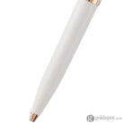 Pelikan Souveran 600 Ballpoint Pen in White & Rose Gold Trim Ballpoint Pen