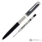Pelikan Souveran 605 Stresemann Ballpoint Pen in Black Anthracite Stripes Ballpoint Pens