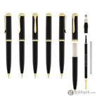 Pelikan Souveran D600 Mechanical Pencil in Black with Gold Trim - 0.7mm Mechanical Pencils