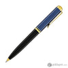 Pelikan Souveran K600 Ballpoint Pen in Black & Blue with Gold Trim Ballpoint Pens