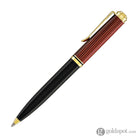 Pelikan Souveran K600 Ballpoint Pen in Black & Red with Gold Trim Ballpoint Pens