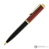 Pelikan Souveran K600 Ballpoint Pen in Black & Red with Gold Trim Ballpoint Pens