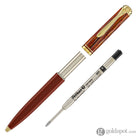 Pelikan Souveran K600 Ballpoint Pen in Tortoiseshell & Red with Gold Trim Ballpoint Pens