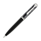 Pelikan Souveran K605 Ballpoint Pen in Tortoiseshell & Black Ballpoint Pens