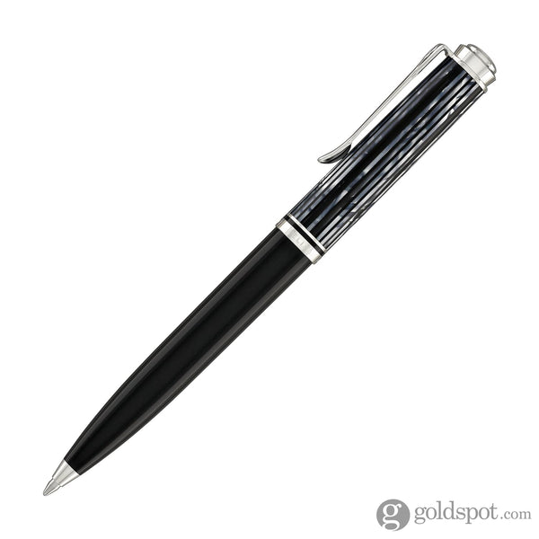 Pelikan Souveran K605 Ballpoint Pen in Tortoiseshell & Black Ballpoint Pens