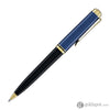 Pelikan Souveran K800 Ballpoint Pen in Black & Blue with Gold Trim Ballpoint Pens